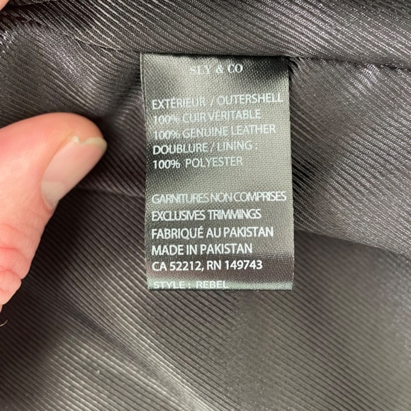 Sly and Co Leather Biker Jacket - Picture 3 of 6